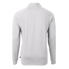 Heather Gray Pittsburgh Pirates Cutter & Buck Adapt Eco Knit Stretch Recycled Quarter-Zip Pullover Top