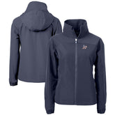 Navy Athletics Cutter & Buck Women's Charter Eco Recycled Full-Zip Jacket
