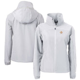 Gray Houston Astros Cutter & Buck Women's Charter Eco Recycled Full-Zip Jacket