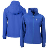 Blue Los Angeles Dodgers Cutter & Buck Women's Charter Eco Recycled Full-Zip Jacket
