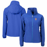 Blue New York Mets Cutter & Buck Women's Charter Eco Recycled Full-Zip Jacket
