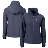 Navy New York Yankees Cutter & Buck Women's Charter Eco Recycled Full-Zip Jacket
