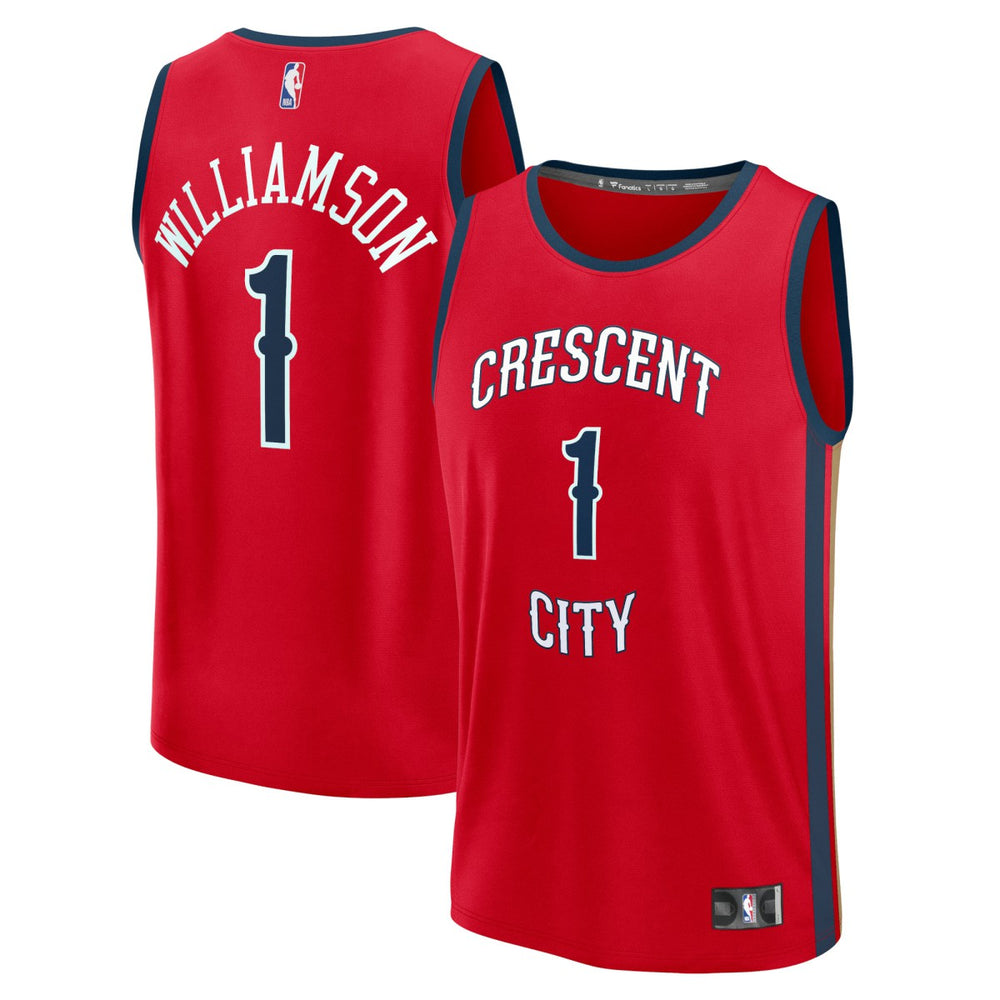 Fanatics Zion Williamson New Orleans Pelicans Fast Break Replica Jersey