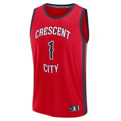 Fanatics Zion Williamson New Orleans Pelicans Fast Break Replica Jersey