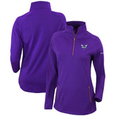 Columbia Charlotte Hornets Women's Omni-Wick Outward Nine Quarter-Zip Pullover Top