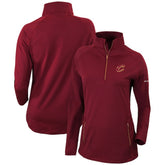 Columbia Cleveland Cavaliers Women's Omni-Wick Outward Nine Quarter-Zip Pullover Top sale