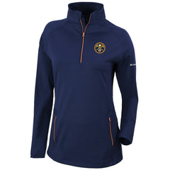 Columbia Denver Nuggets Women's Omni-Wick Outward Nine Quarter-Zip Pullover Top sale