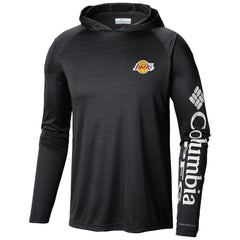 Columbia Los Angeles Lakers Terminal Tackle Long Sleeve Hoodie T-Shirt