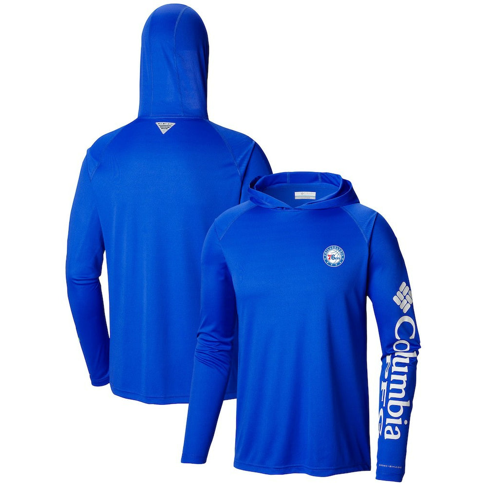 Columbia Philadelphia 76ers Terminal Tackle Long Sleeve Hoodie T-Shirt