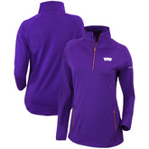 Columbia Sacramento Kings Women's Omni-Wick Outward Nine Quarter-Zip Pullover Top
