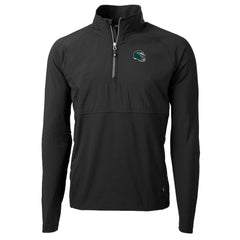 Cutter & Buck Helmet Adapt Eco Knit Hybrid Recycled Quarter-Zip Pullover Top - Philadelphia Eagles Pullover