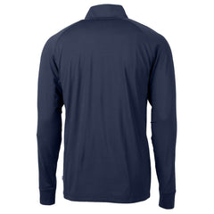 Cutter & Buck Helmet Adapt Eco Knit Stretch Recycled Quarter-Zip Pullover Top - Chicago Bears Pullover