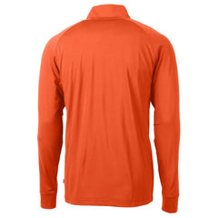 Cutter & Buck Helmet Adapt Eco Knit Stretch Recycled Quarter-Zip Pullover Top - Cincinnati Bengals Pullover