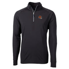 Cutter & Buck Helmet Adapt Eco Knit Stretch Recycled Quarter-Zip Pullover Top - Cincinnati Bengals Pullover