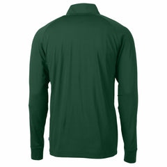 Cutter & Buck Helmet Adapt Eco Knit Stretch Recycled Quarter-Zip Pullover Top - Green Bay Packers Pullover