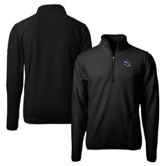 Cutter & Buck Helmet Cascade Eco Sherpa Fleece Quarter-Zip Pullover Jacket - Minnesota Vikings Pullover