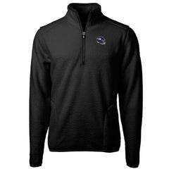 Cutter & Buck Helmet Cascade Eco Sherpa Fleece Quarter-Zip Pullover Jacket - Minnesota Vikings Pullover