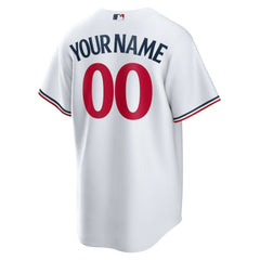 White Minnesota Twins Nike Home Replica Custom Jersey