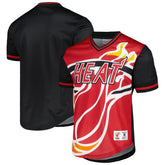 Mitchell & Ness Miami Heat Jumbotron 3.0 Mesh V-Neck T-Shirt
