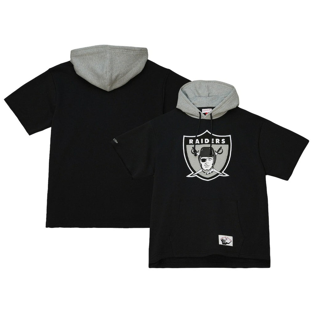 Postgame Short Sleeve Hoodie - Las Vegas Raiders Hoodies
