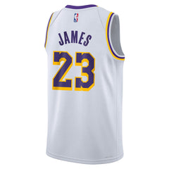 Nike LeBron James Los Angeles Lakers Youth Swingman Jersey