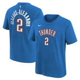 Shai Gilgeous-Alexander Oklahoma City Thunder Youth Icon Name & Number T-Shirt