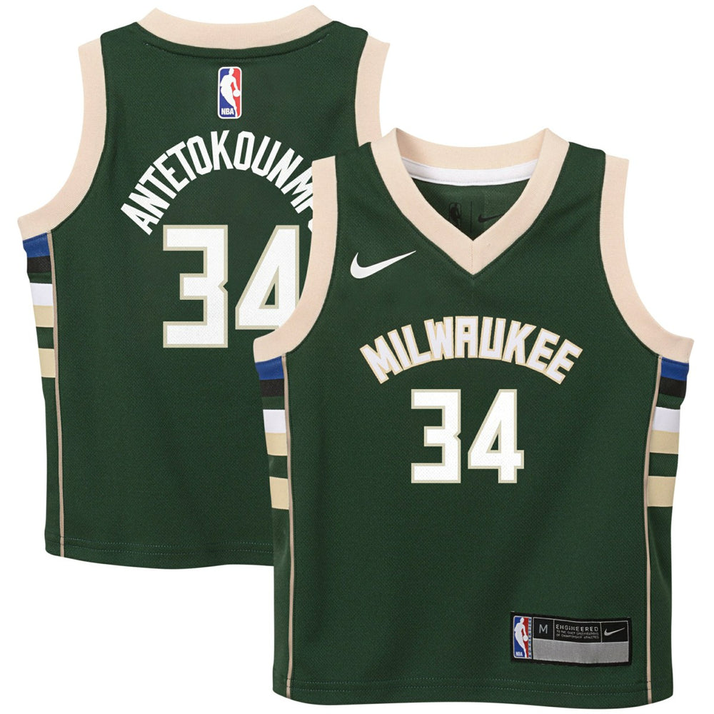 Nike Giannis Antetokounmpo Milwaukee Bucks Preschool Swingman Player Jersey