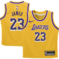 Nike LeBron James Los Angeles Lakers Preschool Dri-FIT Swingman Player Jersey