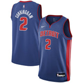 Nike Cade Cunningham Detroit Pistons Youth Swingman Jersey sale