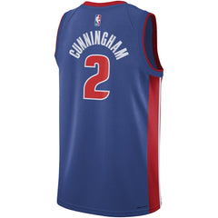 Nike Cade Cunningham Detroit Pistons Youth Swingman Jersey sale