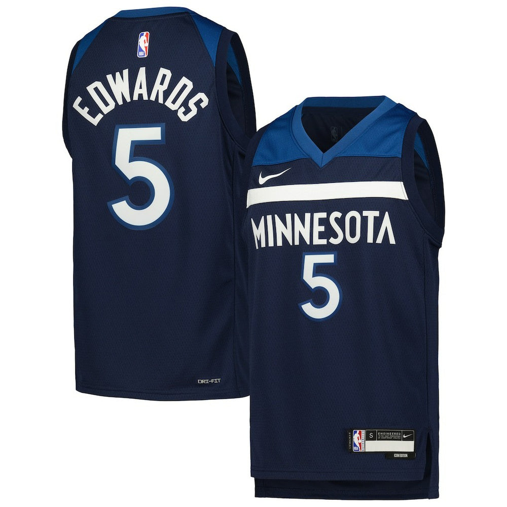 Nike Anthony Edwards Minnesota Timberwolves Youth Swingman Jersey