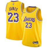 Nike LeBron James Los Angeles Lakers Youth Swingman Jersey