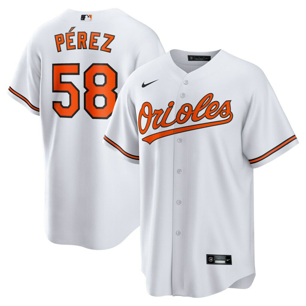 White Cionel Pérez Baltimore Orioles Nike Home Replica Player Jersey