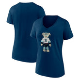 NHL Seattle Kraken Women's Mascot Buoy V-Neck T-Shirt