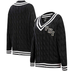 Pro Standard Women's Prep V-Neck Pullover Sweater - Philadelphia Eagles Pullover