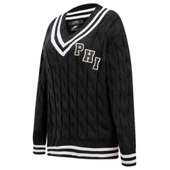 Pro Standard Women's Prep V-Neck Pullover Sweater - Philadelphia Eagles Pullover