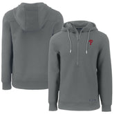 Gray Philadelphia Phillies Cutter & Buck Roam Eco Half-Zip Recycled Pullover Hoodie