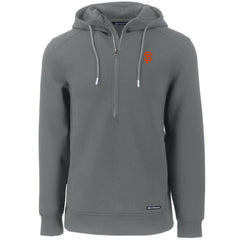 Gray San Francisco Giants Cutter & Buck Roam Eco Half-Zip Recycled Pullover Hoodie