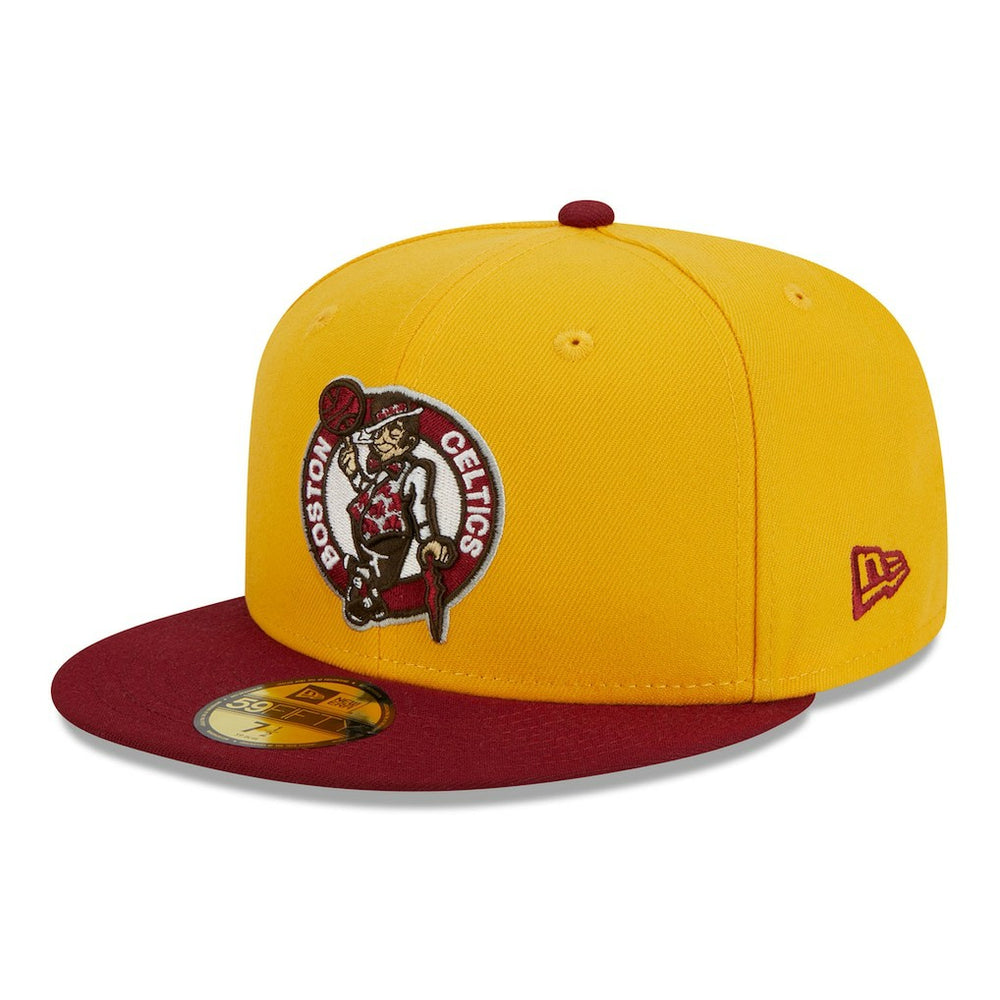 New Era Boston Celtics Fall Leaves 2-Tone 59FIFTY Fitted Hat