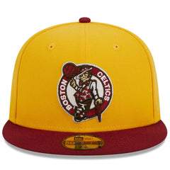 New Era Boston Celtics Fall Leaves 2-Tone 59FIFTY Fitted Hat