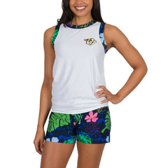 NHL Nashville Predators Concepts Sport Women's Roamer Knit Tank Top & Shorts Set