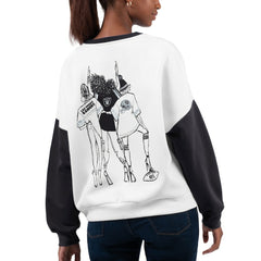 G-III 4Her by Carl Banks Women's A-Game Pullover Sweatshirt - Las Vegas Raiders Pullover