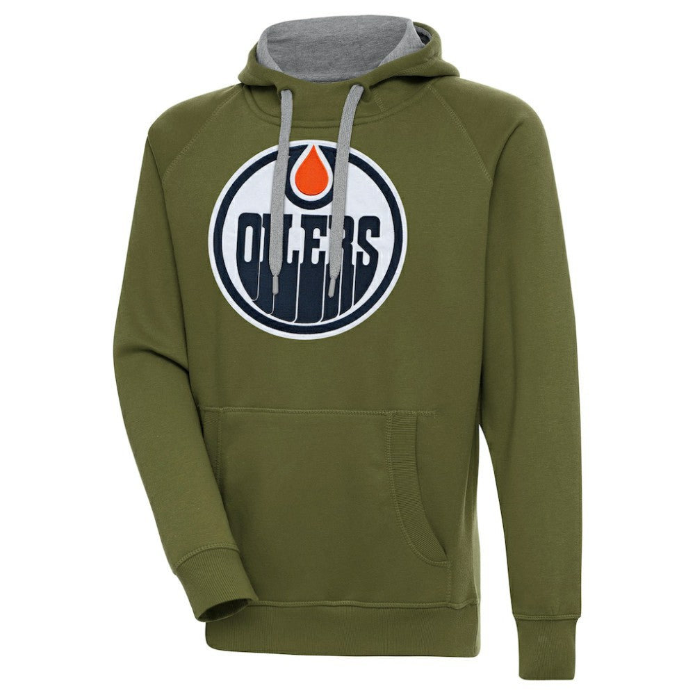 NHL Edmonton Oilers Antigua Victory Pullover Hoodie