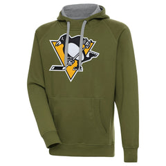 NHL Pittsburgh Penguins Antigua Victory Pullover Hoodie