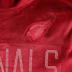 DKNY Sport Women's Deliliah Rhinestone Funnel Neck Pullover Sweatshirt - Arizona Cardinals Pullover