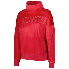 DKNY Sport Women's Deliliah Rhinestone Funnel Neck Pullover Sweatshirt - Tampa Bay Buccaneers Pullover