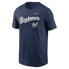 Navy Milwaukee Brewers Nike Bierbrauer Hometown T-Shirt