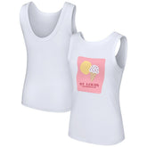 White St. Louis Cardinals Lusso Style Women's Lindy Tank Top