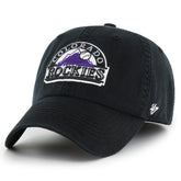 Black Colorado Rockies '47 Cooperstown Collection Franchise Fitted Hat