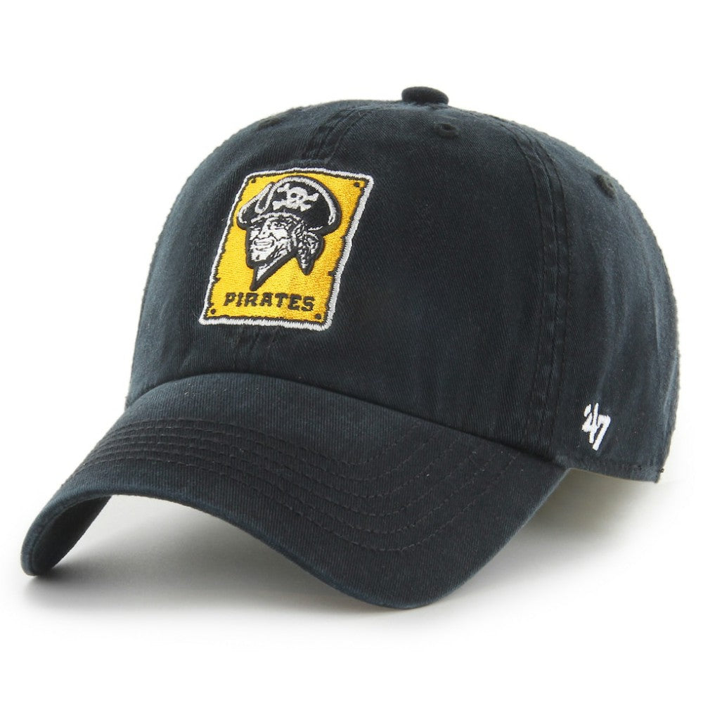 Black Pittsburgh Pirates '47 Cooperstown Collection Franchise Fitted Hat